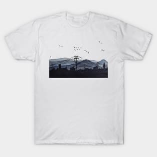 Watercolor city silhouette T-Shirt